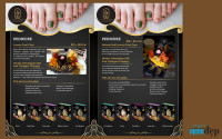 Thiết kế menu Spa