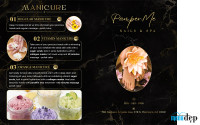 Thiết kế menu Spa