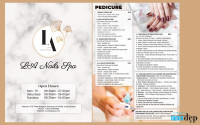 Thiết kế menu Spa