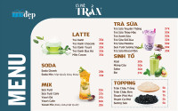 Thiết kế Menu Cafe