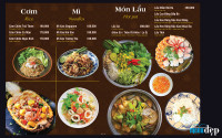 Thiết kế Menu Alacarte