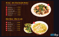 Thiết kế Menu Alacarte