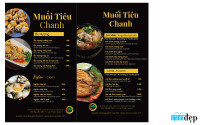 Thiết Kế Menu Quán Nhậu