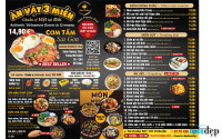 Thiết kế menu Món Ăn Đường phố