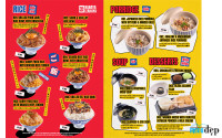 Thiết kế menu Món Ăn Đường phố