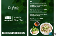 Thiết Kế Menu Resort