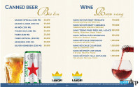 Thiết Kế Menu Resort