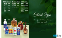 Thiết Kế Menu Resort