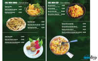 Thiết Kế Menu Resort
