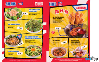 Thiết kế menu Món Ăn Đường phố