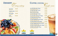 Thiết Kế Menu Resort