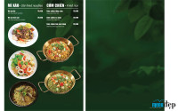 Thiết Kế Menu Resort