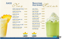 Thiết Kế Menu Resort