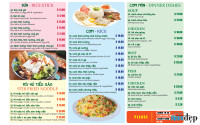 Thiết kế menu Món Ăn Đường phố
