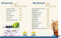 Thiết Kế Menu Resort