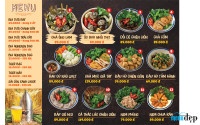 Thiết kế menu Món Ăn Đường phố