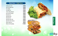 Thiết kế Menu Cafe