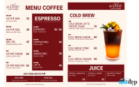 Thiết kế Menu Cafe