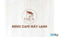 Thiết kế Menu Cafe