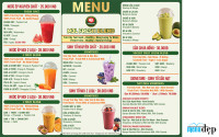 Thiết kế Menu Cafe