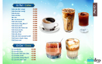 Thiết kế Menu Cafe