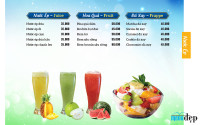 Thiết kế Menu Cafe