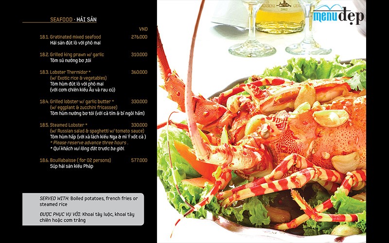 Thiết kế & In ấn Menu Chuyên nghiệp