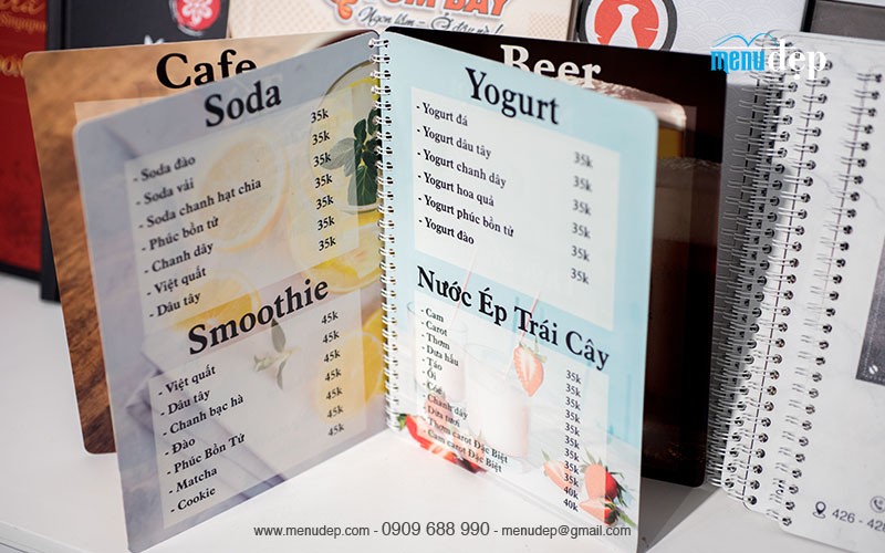 Thiết kế & In ấn Menu Chuyên nghiệp - Giá Hợp lý