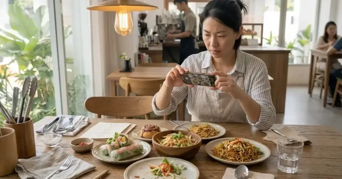 Sai lầm khi tự chụp menu khiến món ăn kém hấp dẫn