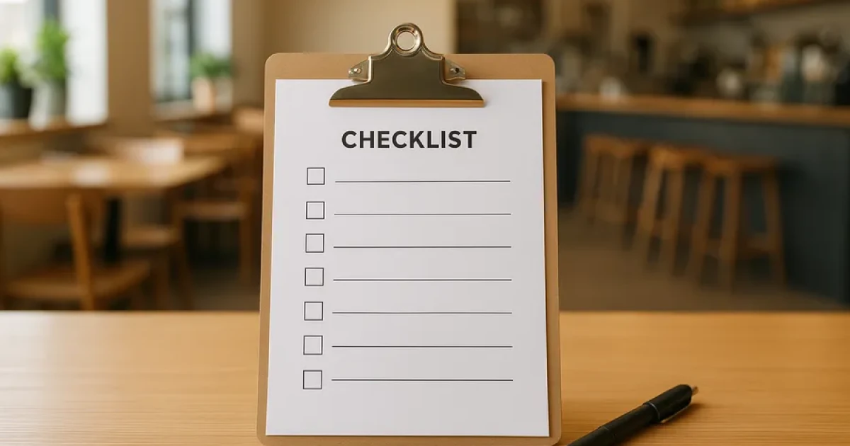 Checklist khai trương quán ăn: Cần chuẩn bị những gì?