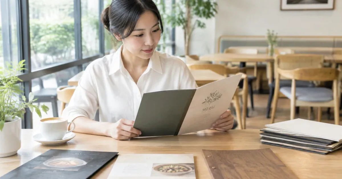 Các loại giấy in menu phổ biến cho nhà hàng, quán cafe