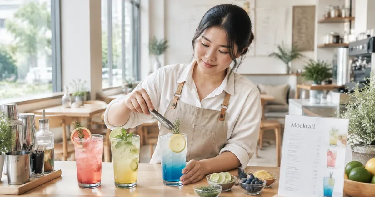 Mocktail là gì? Cách làm, menu và gợi ý bán chạy