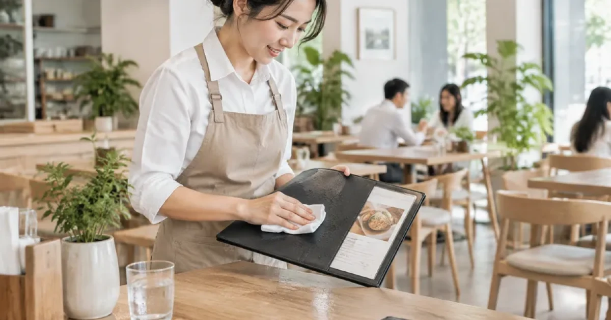 Menu chống nước cho nhà hàng đông khách nên chọn gì?