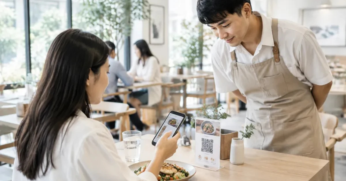 Menu QR chỉ là mã quét hay công cụ marketing cho nhà hàng?