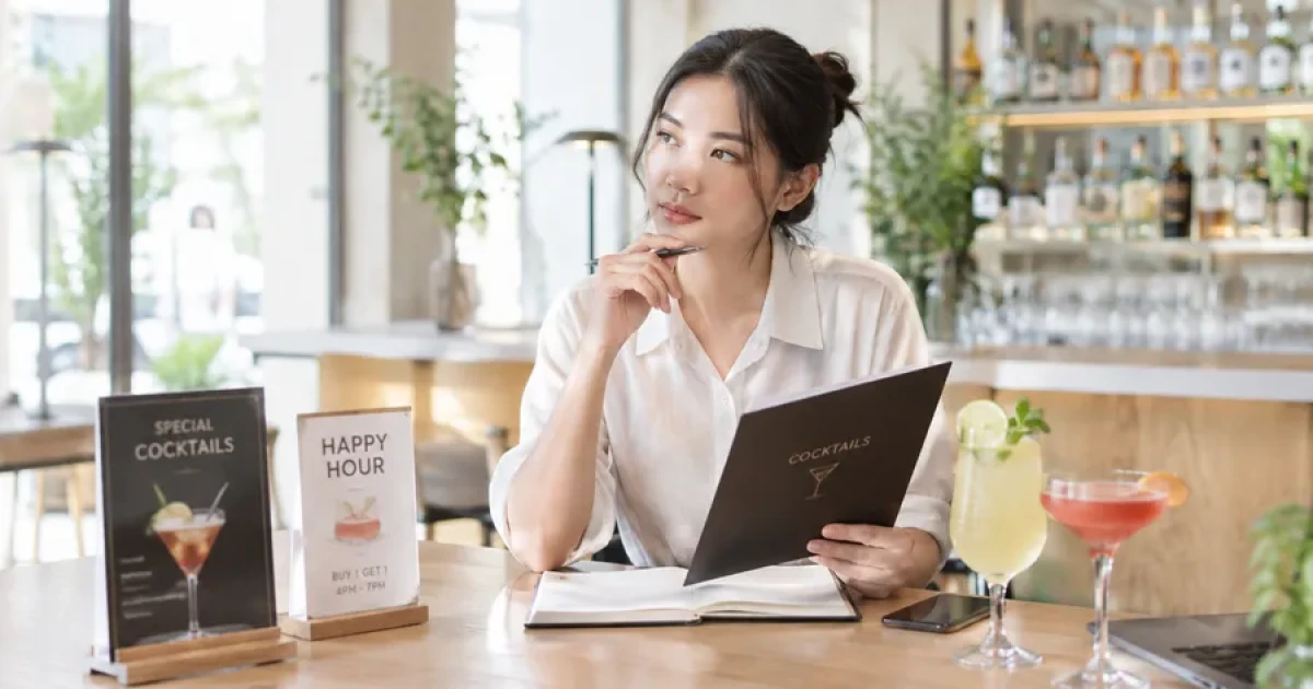 Bán cocktail cho quán bar: Nên bắt đầu từ menu hay khuyến mãi?
