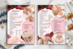 Tại sao kinh doanh cửa hàng làm đẹp nails cũng cần thiết kế menu nails