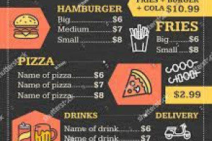 Thiết kế menu poster ấn tượng giúp doanh tiếp thị hiệu quả