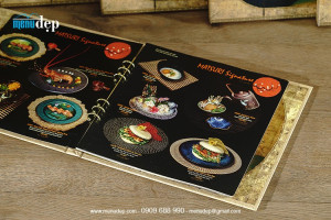 Menu bìa còng sự lựa chọn hoàn hảo cho nhà hàng, quán ăn