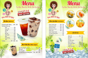Hướng dẫn thiết kế menu đa dạng lĩnh vực