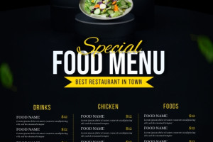 Bí quyết thiết kế menu poster ấn tượng cho nhà hàng
