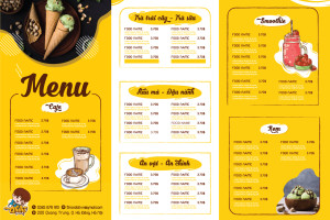Hướng dẫn thiết kế và in menu quán kem thu hút giới trẻ