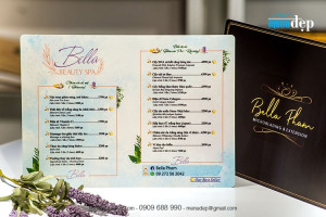 Lý Do Vì Sao Menu Nhựa Là Lựa Chọn Hoàn Hảo Cho Quán Ăn