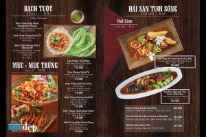 Thiết Kế Menu Nhà Hàng Việt Hấp Dẫn Và Ấn Tượng Với Khách Hàng