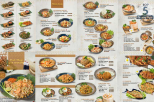 Bí Quyết Thiết Kế Menu Nhà Hàng Thái Lan Ấn Tượng Với Khách Hàng