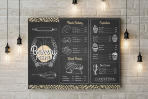 Bí Quyết Thiết Kế Bảng Menu Treo Tường Đẹp Mắt Và Thu Hút Khách Hàng