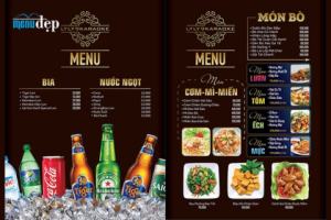 Dịch Vụ In Menu Bar Chuyên Nghiệp, Giá Tốt Tại TP.HCM