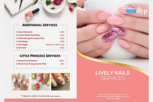 Danh mục nên có trong dịch vụ menu nail