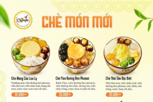Thiết Kế Menu Quán Chè Đẹp Mắt, Thu Hút Khách Hàng