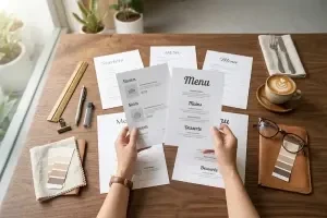 Font chữ phù hợp menu: Cách chọn đúng cho từng loại quán