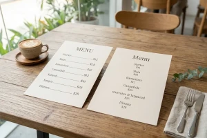Giá bên phải hay bên dưới: Cách đặt tối ưu trong menu
